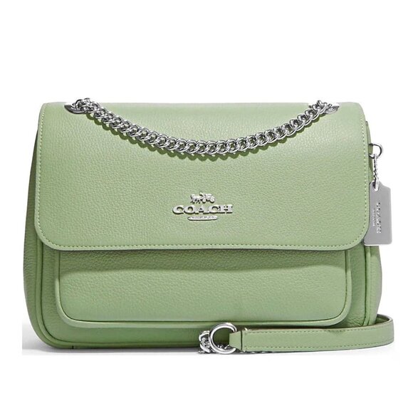Coach Klare Chain Crossbody Shoulder bag 25 in Pale Pistachio - Picture 3 of 5